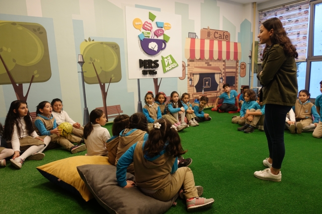 "Ders arası dil molası" projesiyle İngilizce öğreniyorlar